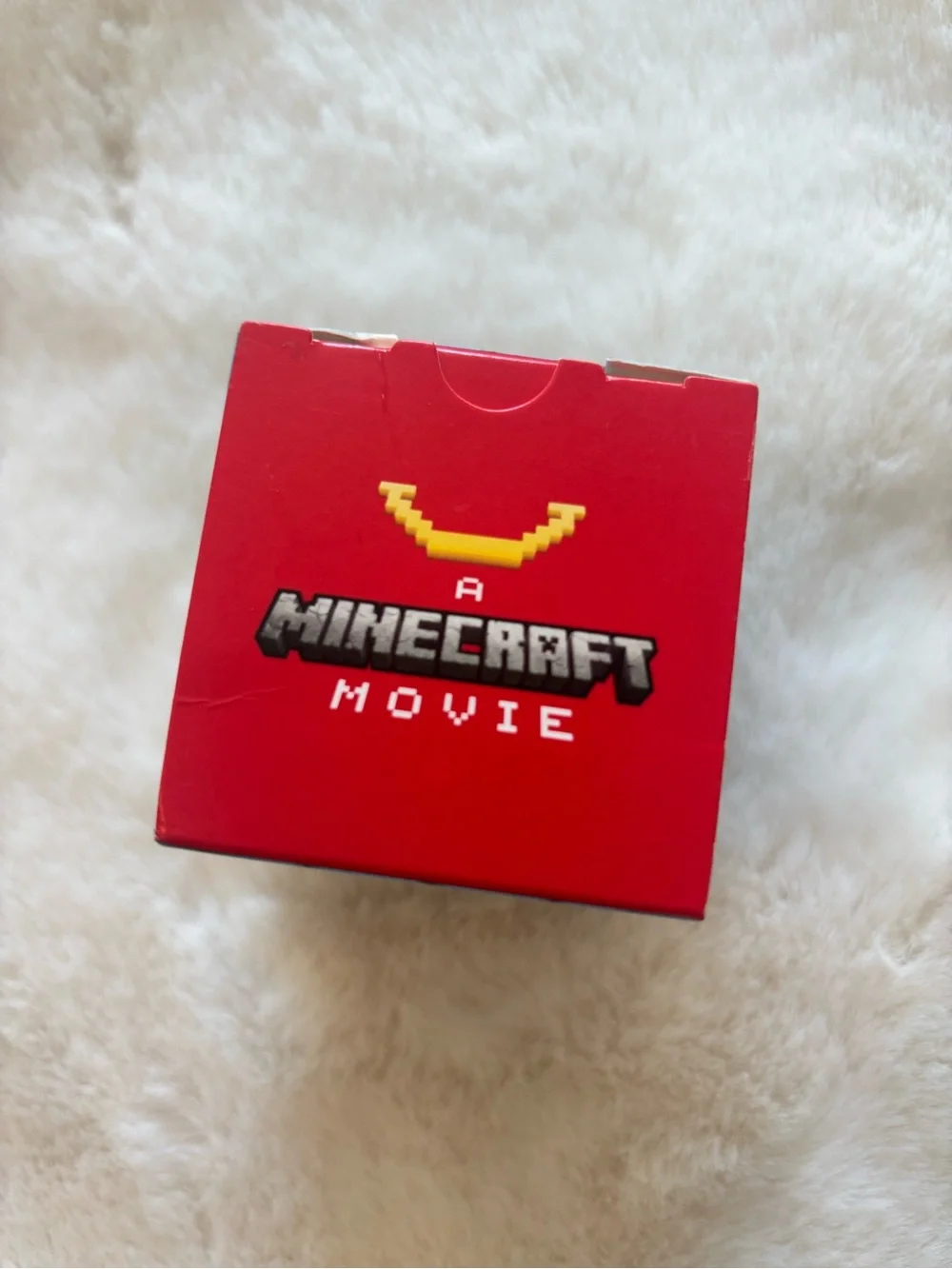McDonald's Minecraft Movie Diamond Block Figure - Aqua Blue